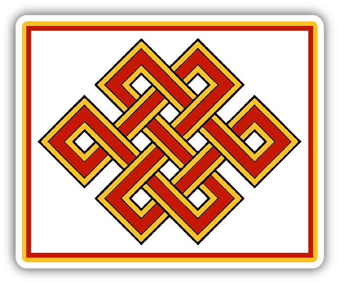 Endless Knot Bumper Sticker - Endless Knot Chinese Knot (720x720)