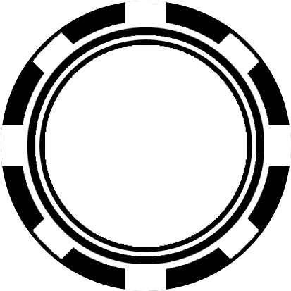 Blank Pokerchip By Luckeux - Black Poker Chip Transparent (450x450)