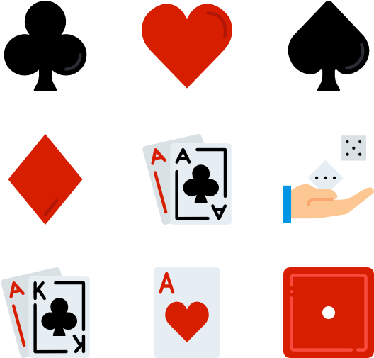 Casino - Gambling Icons (600x564)