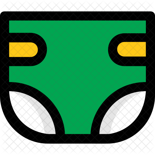 Baby Nappy Icon - Diaper (512x512)