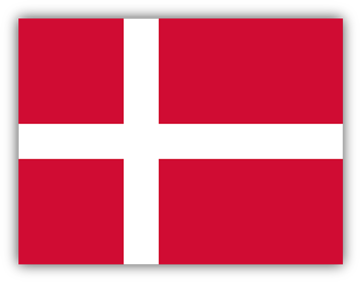 Denmark Flag Bumper Sticker - Flag Of Denmark Png (720x720)