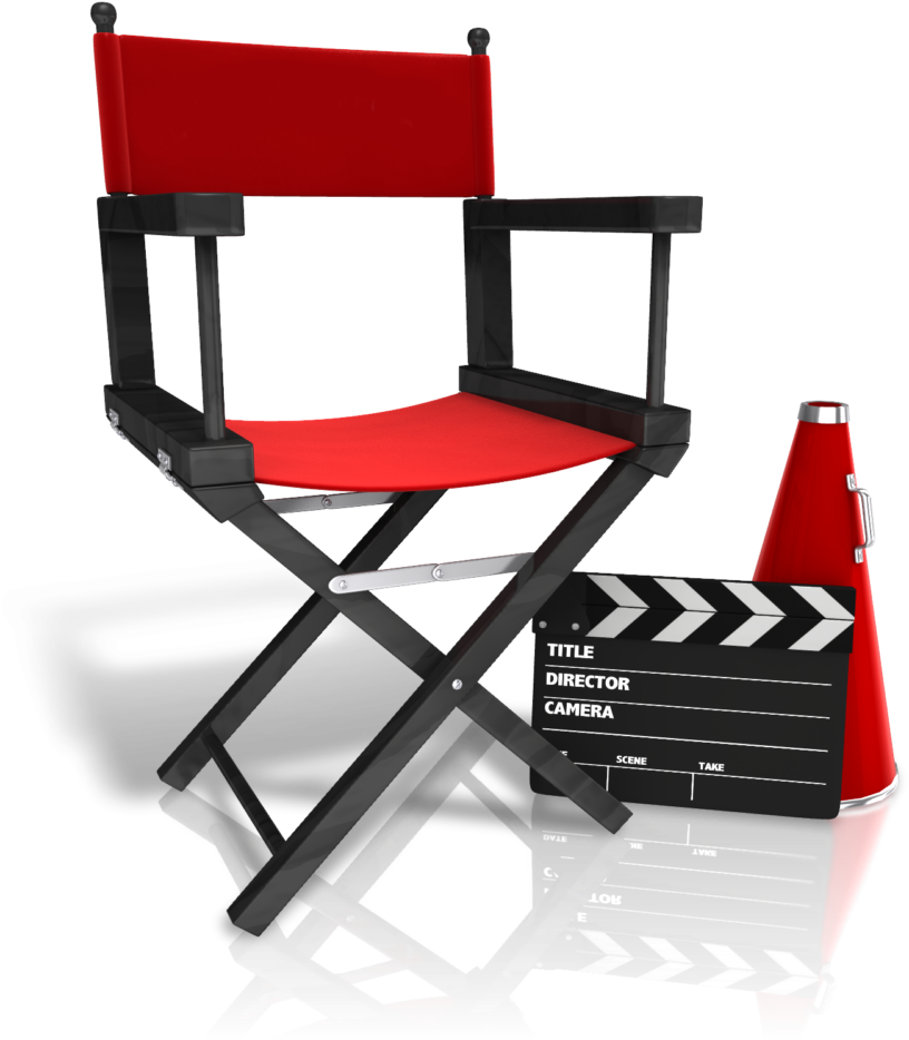 How - Director Chair Png (876x1000)