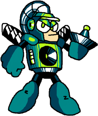 My Megaman Robot Masters By Slick-nick - Robot Master (349x418)