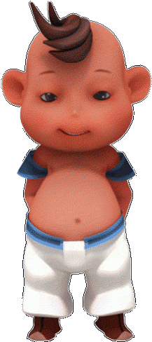 Flores Encontradas En La Web - Kiss Funny Cartoon Gif (346x494)