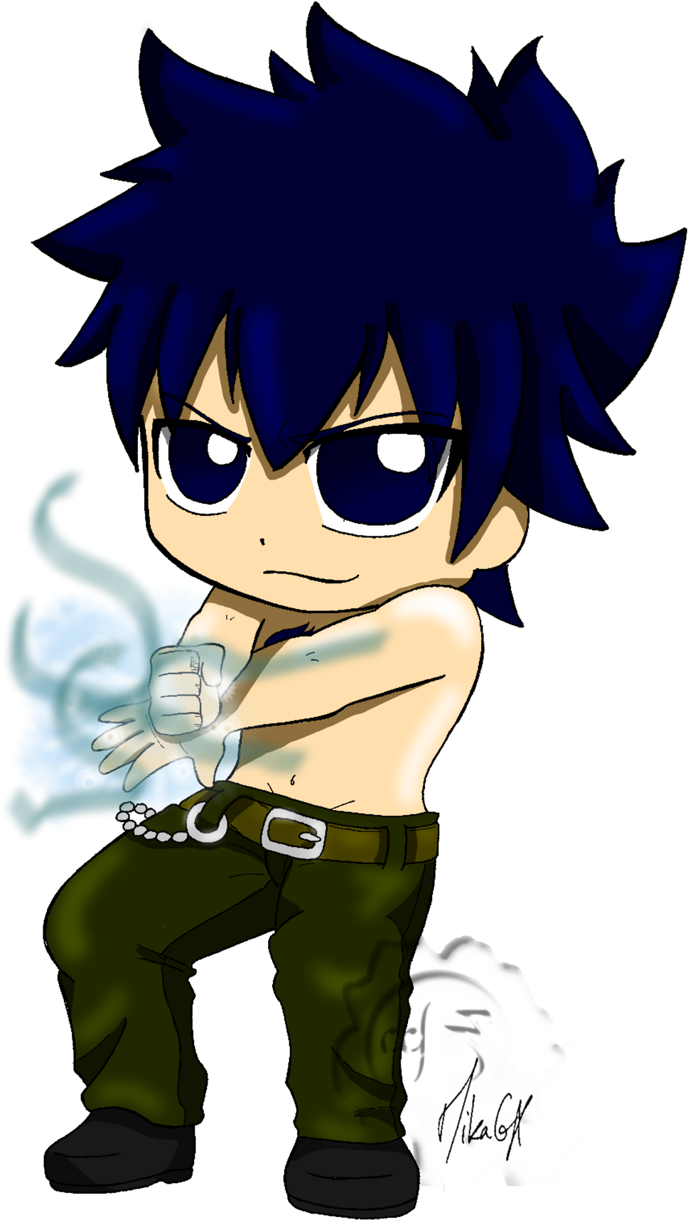 Chibi Gray Fairy Tail - Draw Chibi Gray Fullbuster (1024x1767)