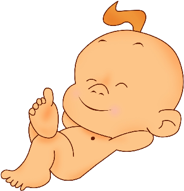 Funny Baby Girl - Baby Cartoon Transparent (480x480)
