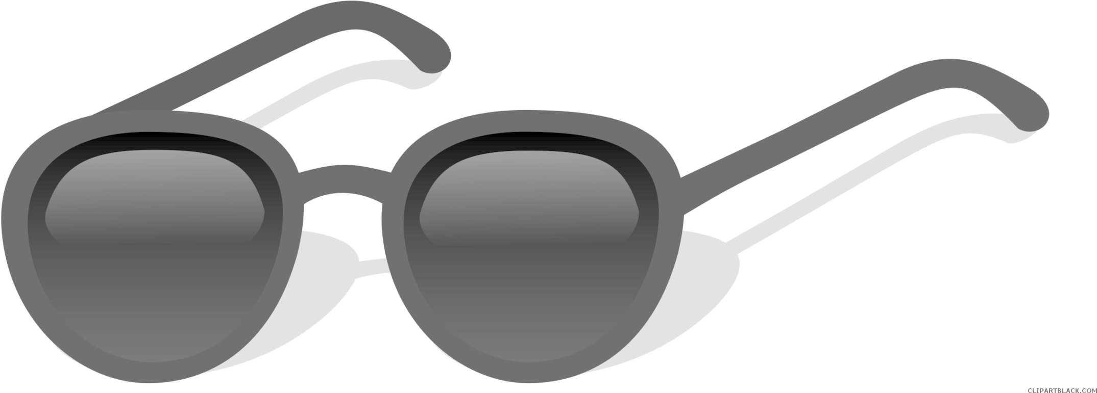 Aviator Sunglasses Tools Free Black White Clipart Images - Sunglasses Clip Art (2280x832)