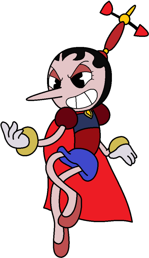 Tales Of Inkwell Art - Cuphead Hilda Berg Png (765x1043)