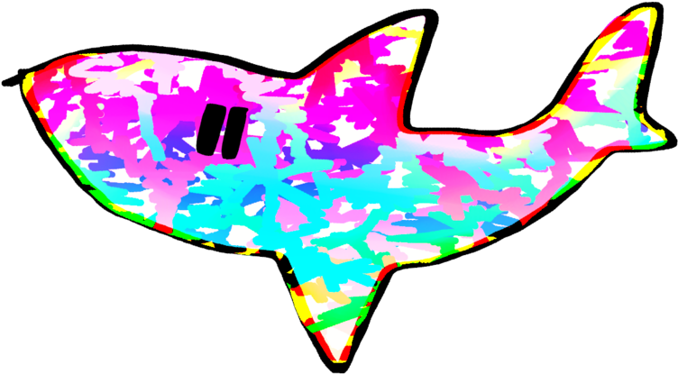 Trippy Shark By Broken-aviator - Trippy Shark By Broken-aviator (1024x768)