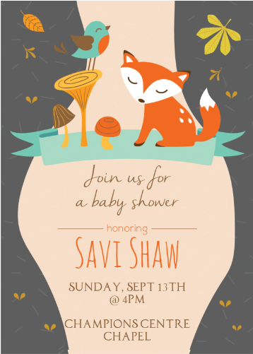 Personalized Baby Shower Invites - Poster (500x500)