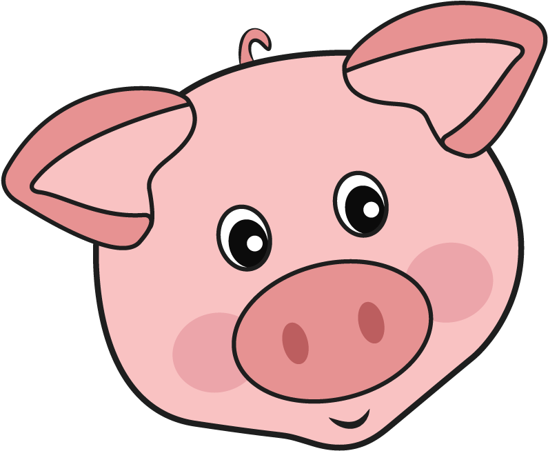 Pigs Feet Clipart 3 By Daniel - Imagenes De Pig (803x666)