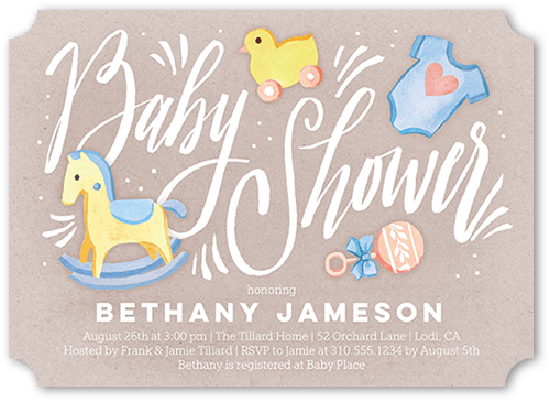 Baby Shower Invitation - Baby Shower (500x365)