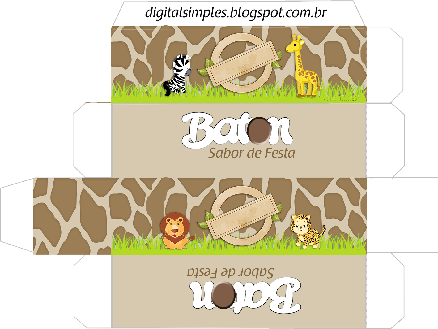 Digital Birthday Kit Safari Boy Theme To Print - Zebra (1417x1063)