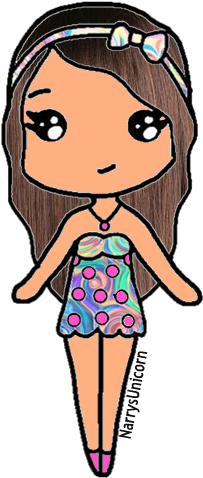 Cute Teen Instagram Chibi Png By Narrysunicorn - Chibi (348x491)