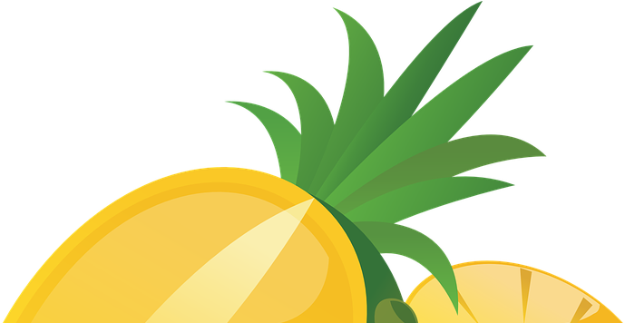 What Smells Like A Skunk And Looks Like A Pineapple - Sliced Pineaple Clipart Png (763x355)
