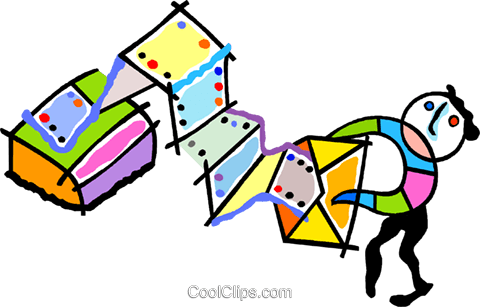 Man Stuffing An Envelope With A Printout Royalty Free - Man Stuffing An Envelope With A Printout Royalty Free (480x307)