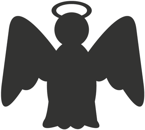 Angel Icon Silhouette - Anjo Png (512x512)