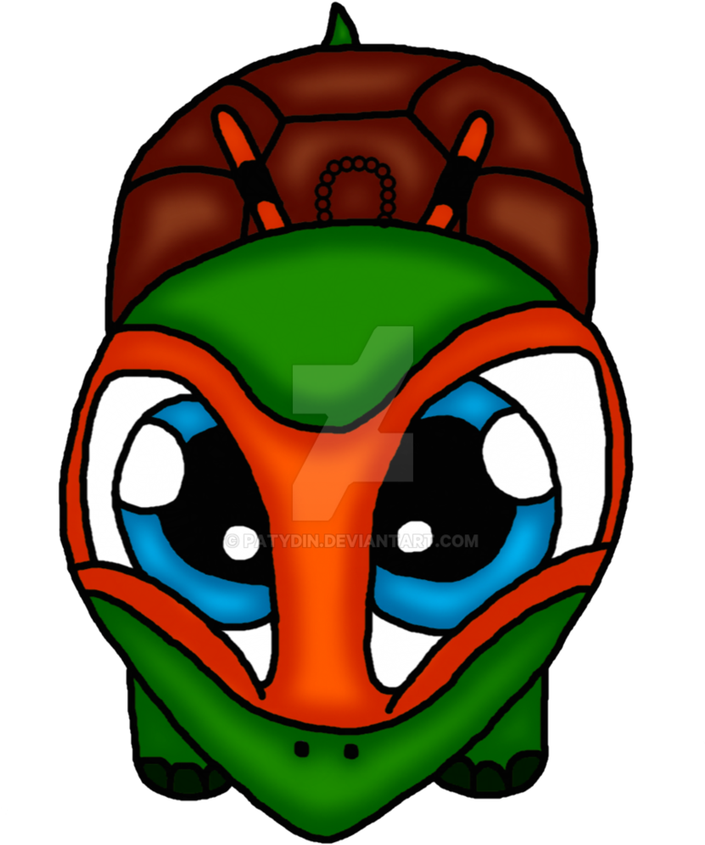 Cute Teenage Mutant Ninja Turtles - Cute Raphal Turtle (774x1032)