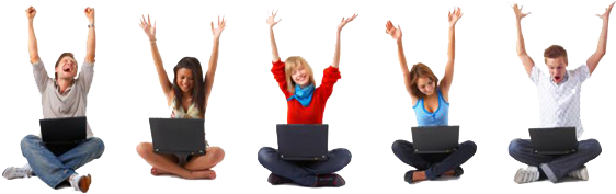 Cheering Students - Website Users (600x203)