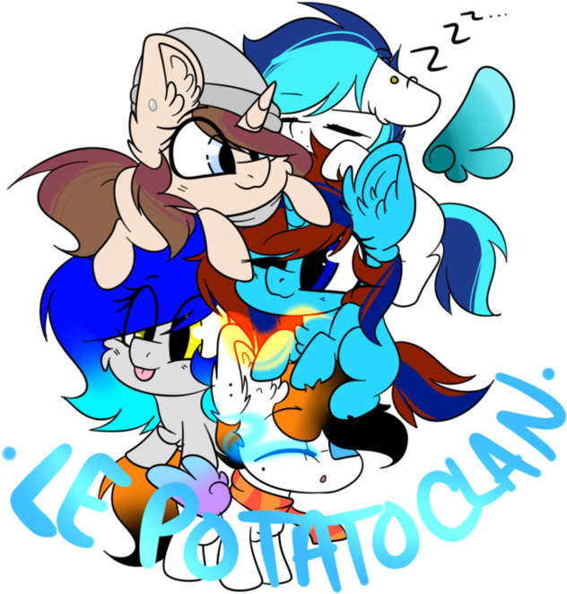 Le Potato Clan By Tehgamingcherryyt - Cartoon (936x853)