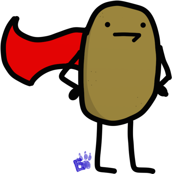 Supah Potato By Shadokami Supah Potato By Shadokami - Flying Potato (1024x853)