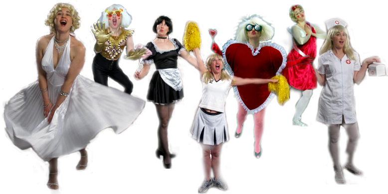 Funnygirl Singing Telegram Characters, Los Angeles - Singing Telegram (800x396)