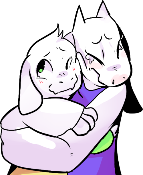 Undertale Face White Woman Facial Expression Mammal - Undertale Asriel And Toriel (500x611)
