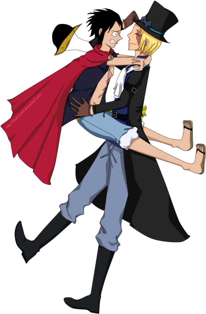 Reunion Of Brothers - Luffy And Sabo Reunite (730x1095)