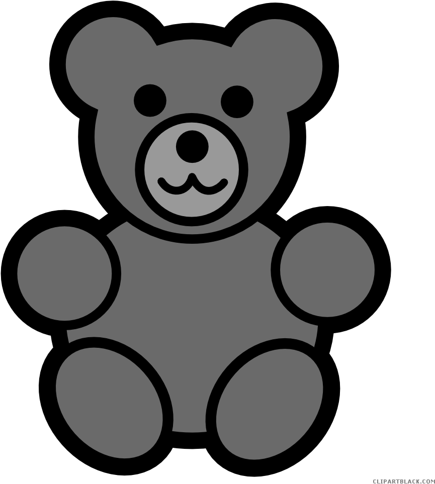 Bear Clip Art Black And White Teddy Giant Panda - Counting Bears Coloring Page (999x999)