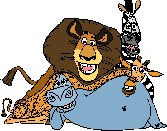 Madagascar The Movie Clip Art Image - Madagascar (550x422)