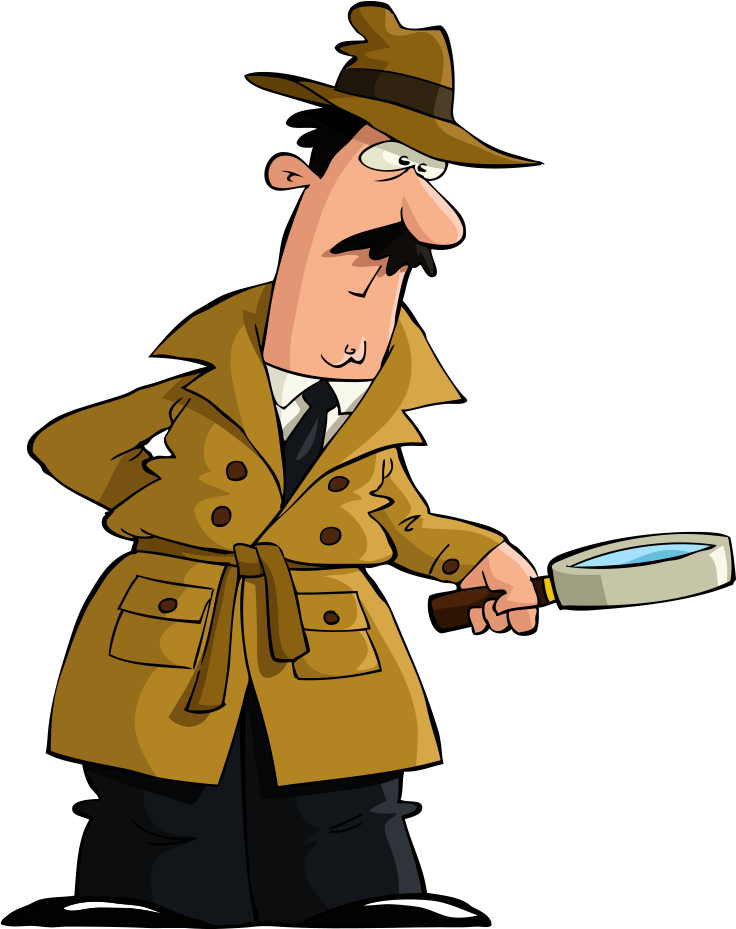 Detective Royalty-free Clip Art - Inspector Clipart (1000x1000)