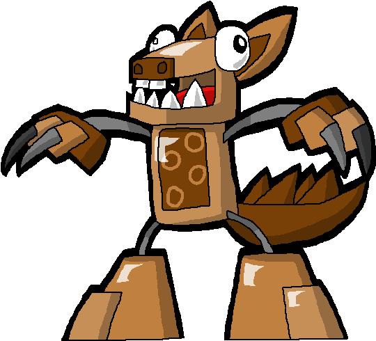 Pd Cartoon Hyeno - Cartoon (548x500)