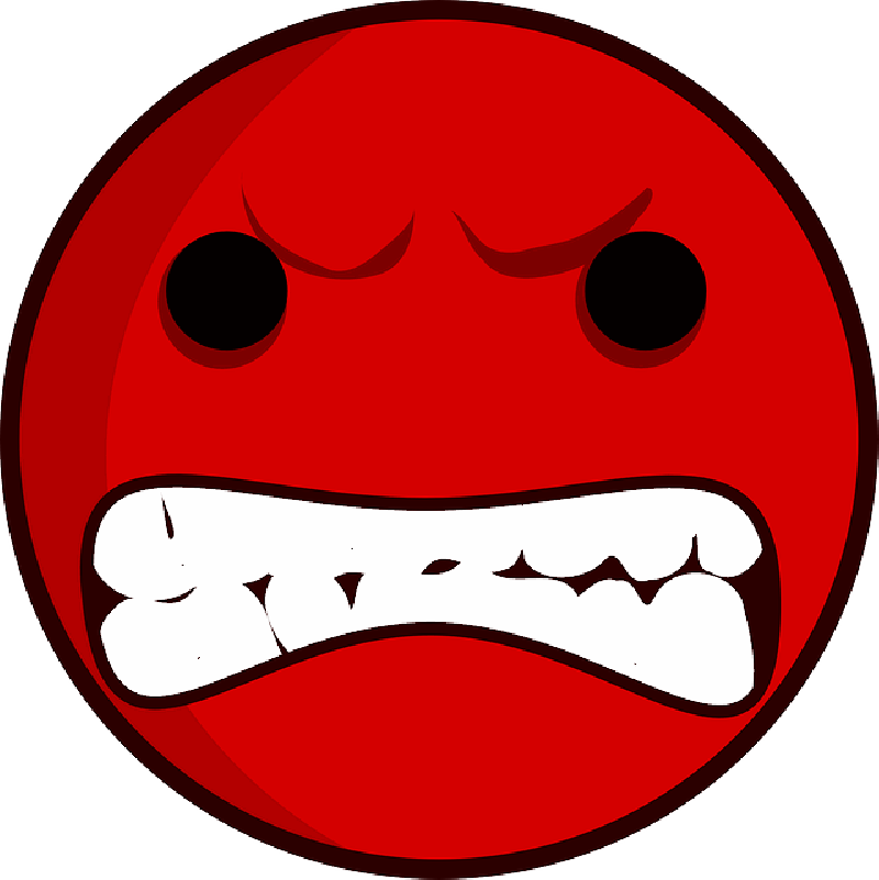 Red Sad Face Clip Art - Angry Faces Clip Art (800x801)