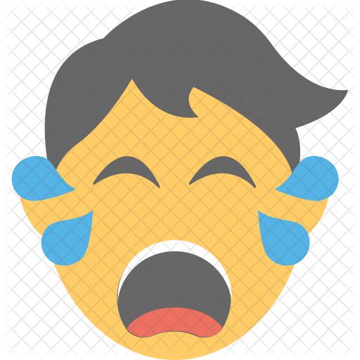 Crying Icon - Emoticon (512x512)