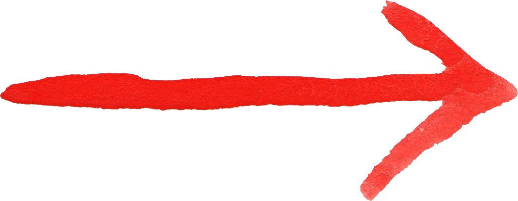 Red Arrows Png For Kids - Arrow Brush Stroke Png (1045x406)