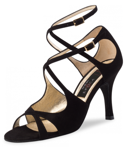0 Black Suede - Nueva Epoca Tango Shoes (500x590)