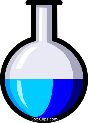 Symbol Of A Test Tube Royalty Free Vector Clip Art - Test Tubes Clip Art (344x480)