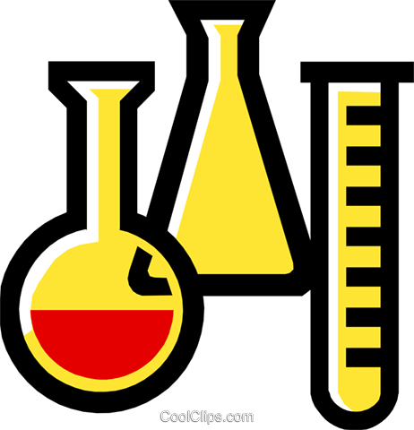 Test Tubes Royalty Free Vector Clip Art Illustration - Laboratory Apparatus Clip Art (462x480)