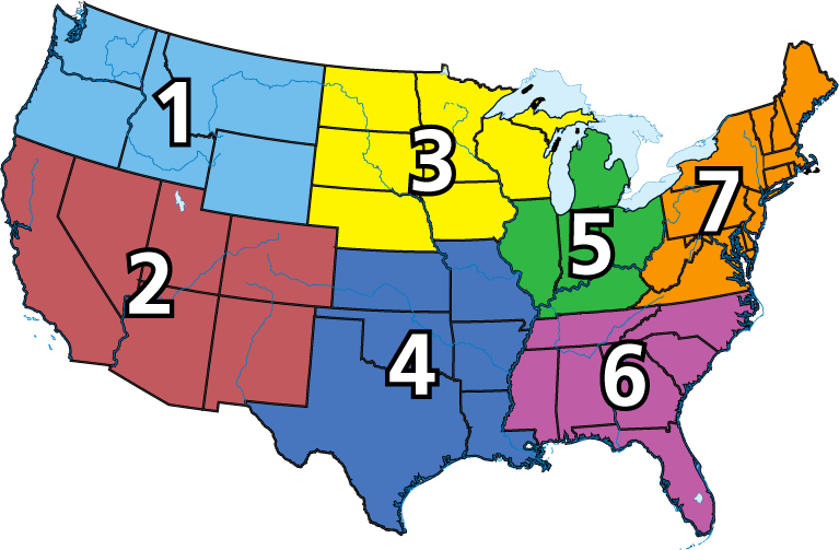 Napftds Regions - Walla Walla Washington On A Map (767x503)