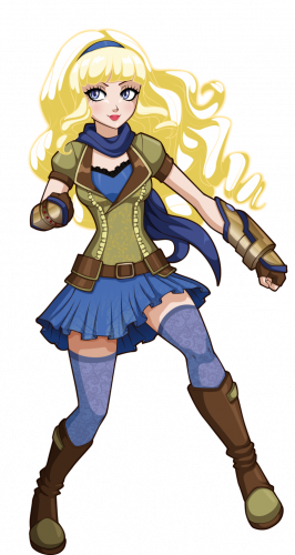 An Attempt At Drawing My Girlies In The Style Of The - Custom Rwby Dolls (266x500)