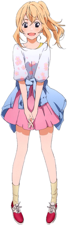 Comic - Shigatsu Wa Kimi No Uso Kaori Render (282x810)