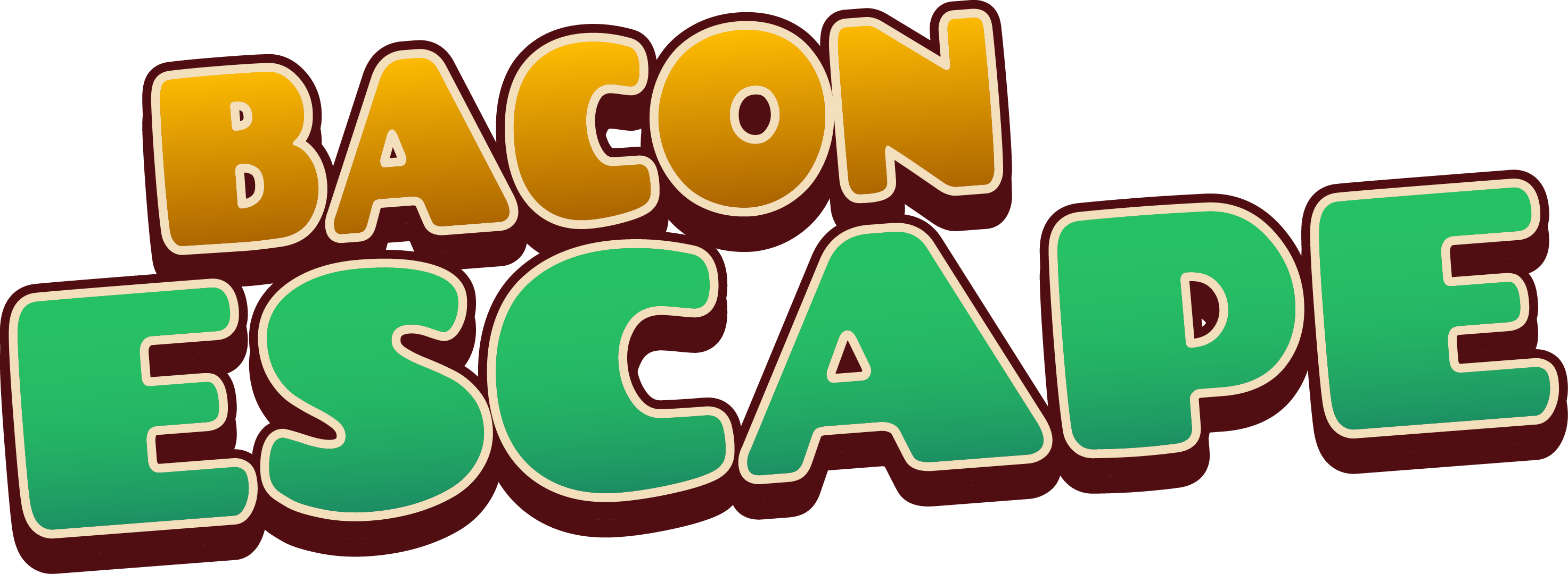 'bacon Escape' On Ios® Challenges You To Escape From - Logo01 (2945x1080)