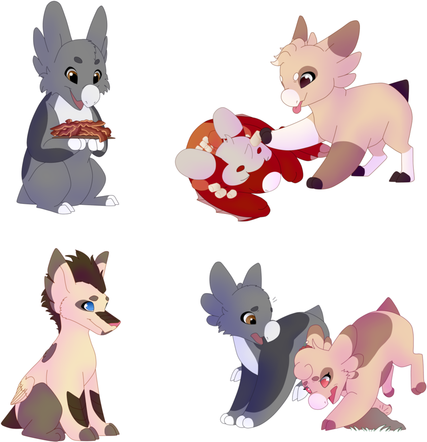 Bacon, Marshmallows, Imps, And Trips By Bjacie - Cartoon (878x909)