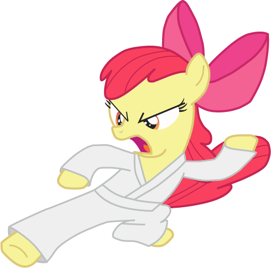 Karate Apple Bloom By Legosjedi - Apple Bloom Karate (540x534)