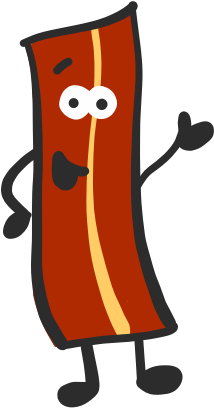 Mister Bacon Messages Sticker-0 - Mister Bacon Messages Sticker-0 (408x408)