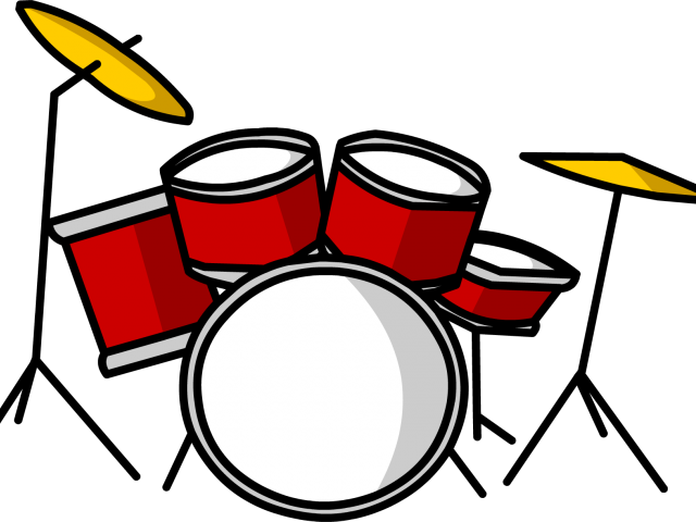 Drum Clipart Club Penguin - Drum Kit Png (640x480)