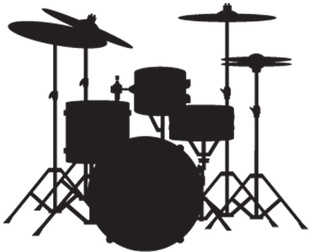Music Instruments Silhouette - Music Instruments Clip Art (513x399)