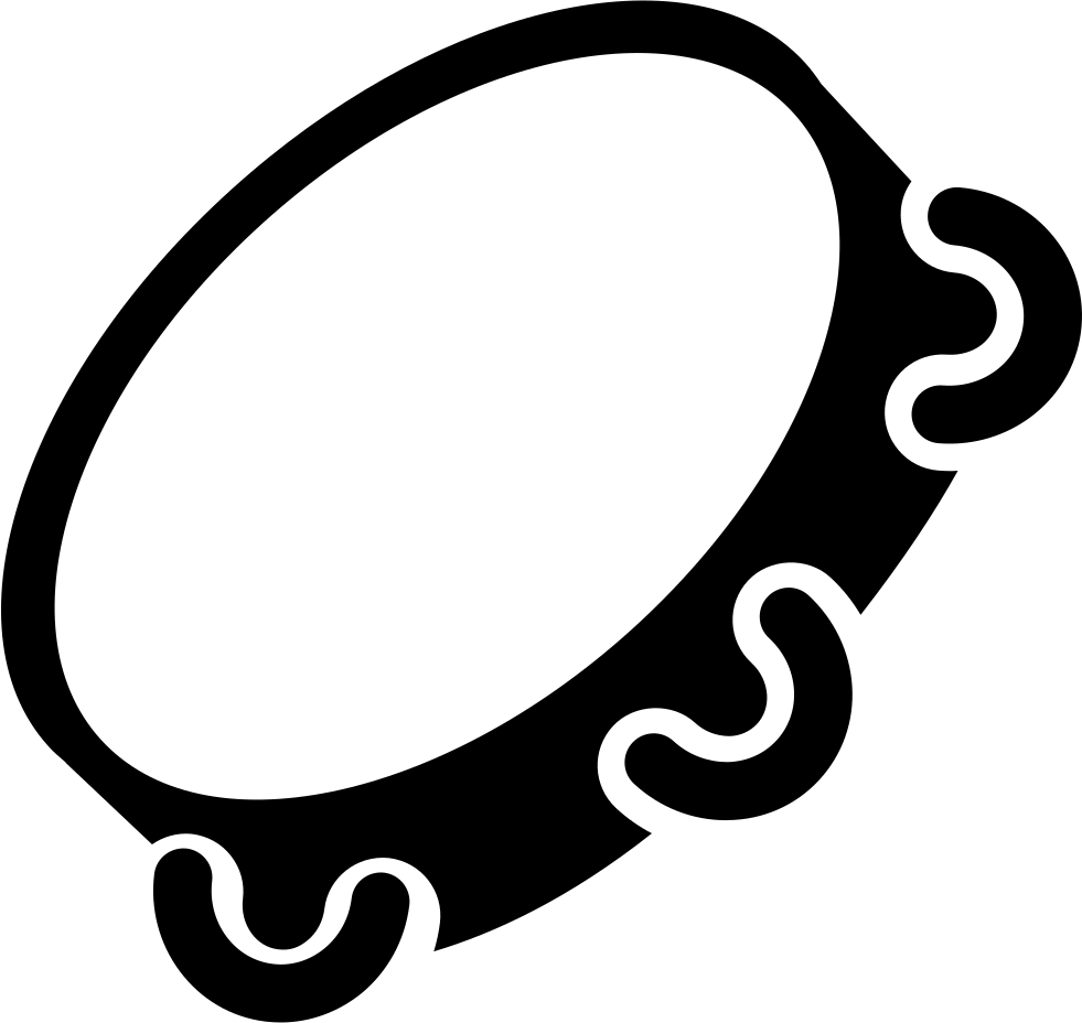 Tambourine Percussion Instrument Comments - Tambourine Icon Png (981x928)