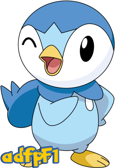 393 Piplup By Adfpf1 - Cartoon (400x571)