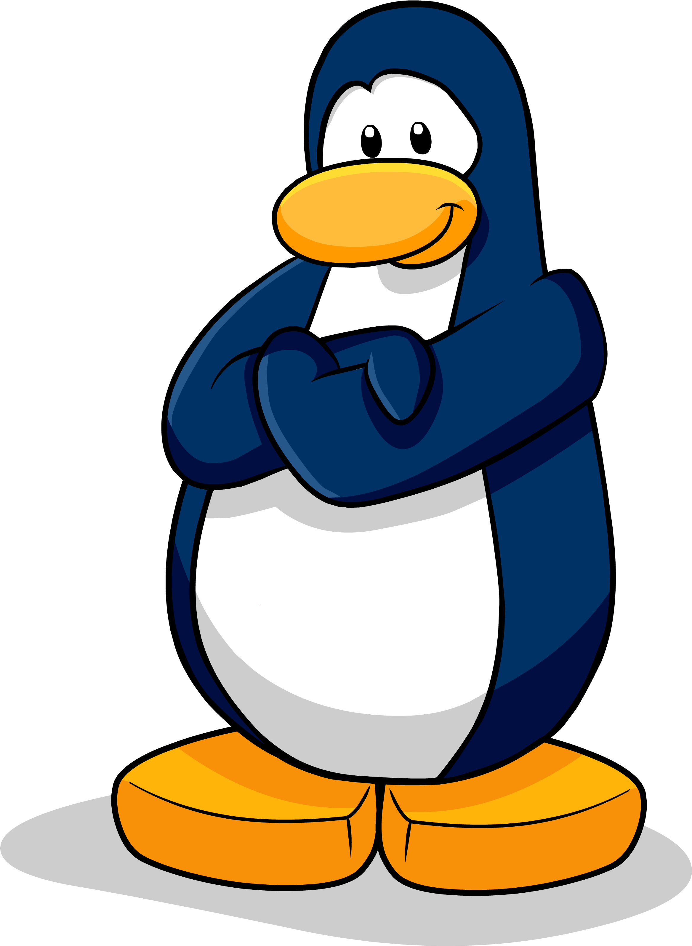 Club Penguin Blue Penguni (2377x3255)